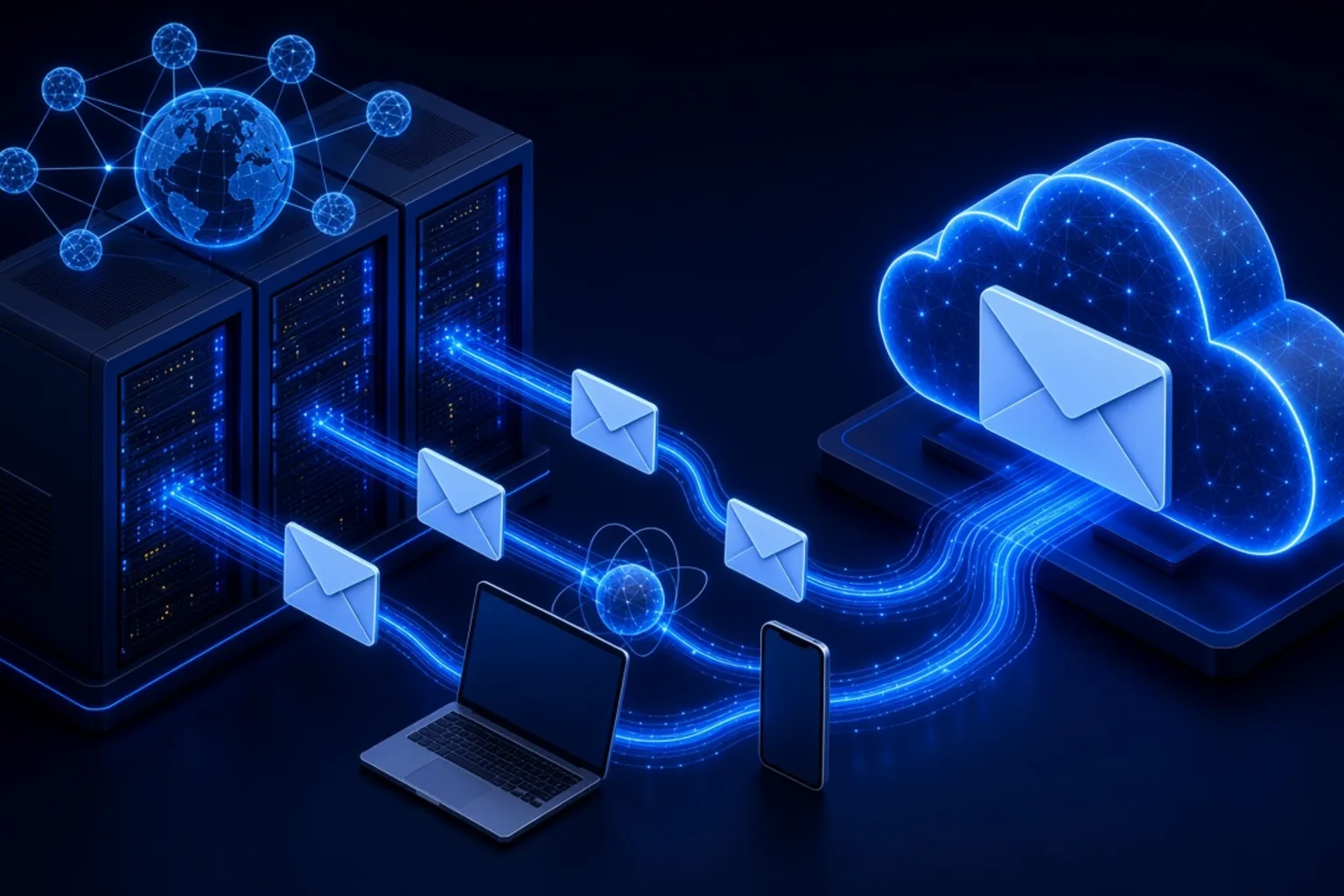 Схема миграции почты: DNS, ящики, клиенты
